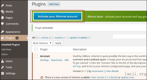 WordPress 垃圾邮件防护 WordPress 垃圾邮件防护