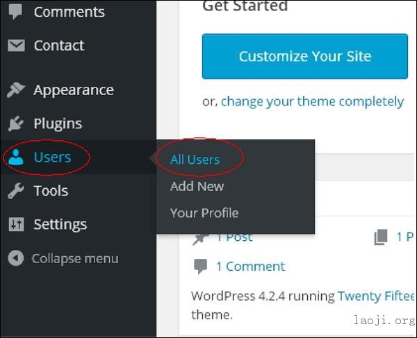 WordPress 用户删除 WordPress 用户删除