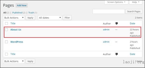WordPress 添加链接 WordPress 添加链接