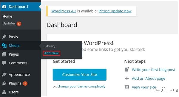 WordPress 添加媒体 WordPress 添加媒体