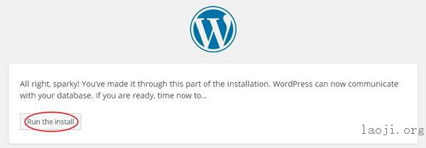 WordPress 安装 WordPress 安装